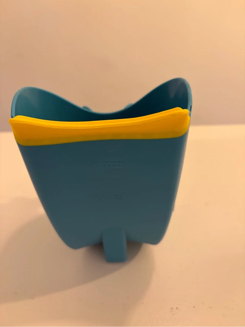 Skip Hop Teal Whale Bath Scoop with Yellow Spout